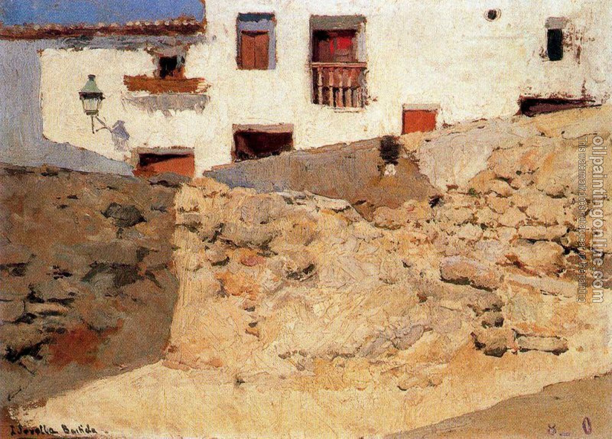 Joaquin Sorolla y Bastida - Bunol street